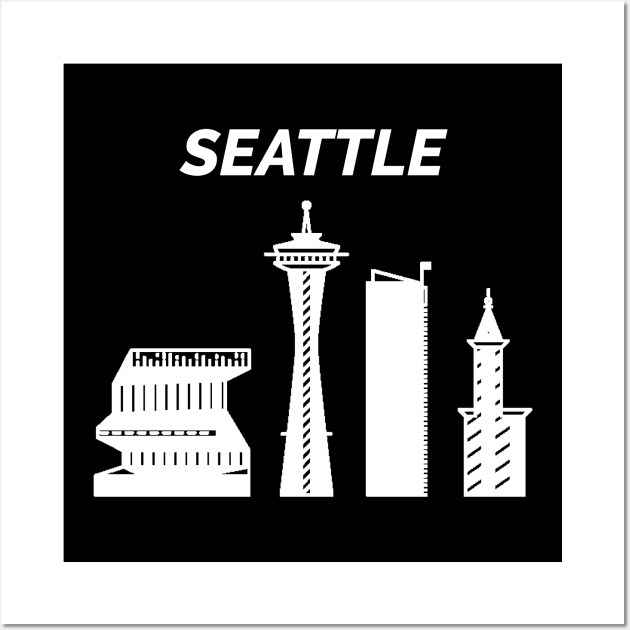 Seattle Skyline, Washington, USA Wall Art by maro_00